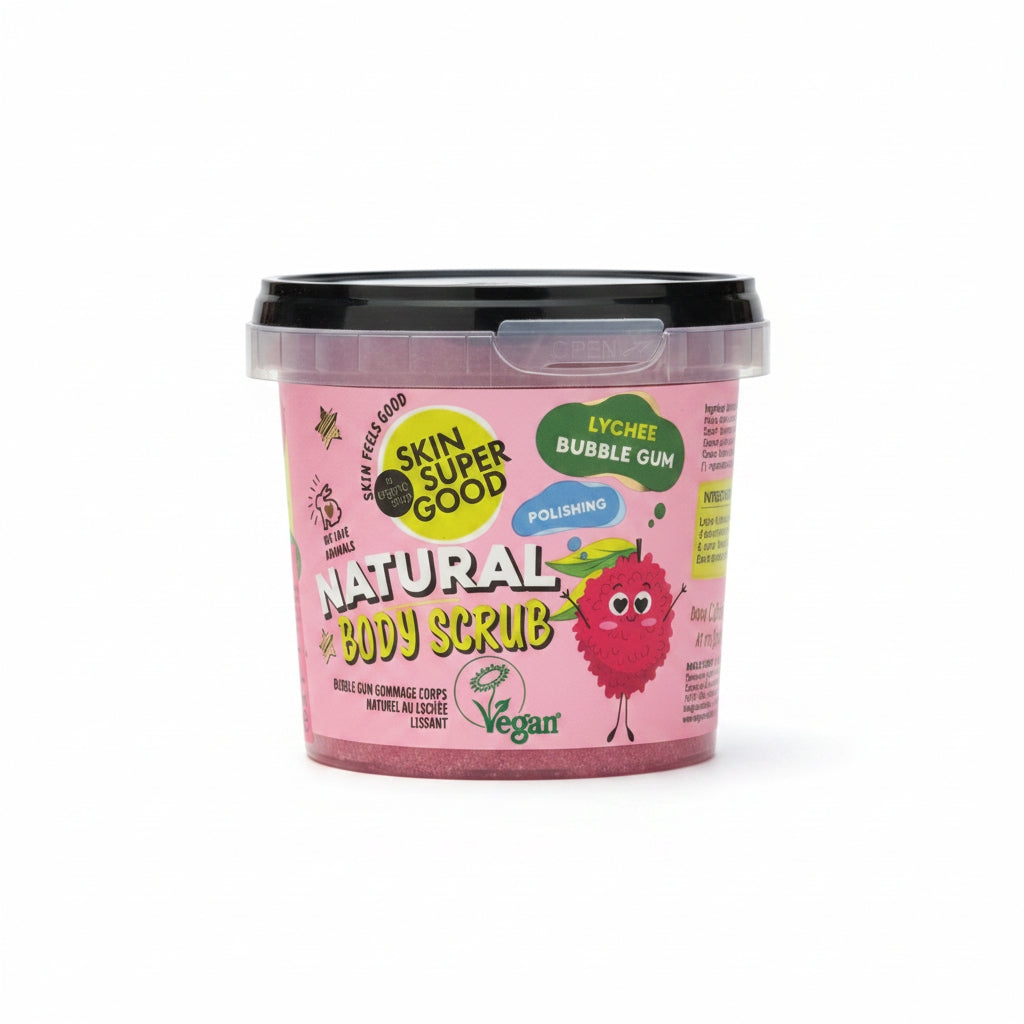 Organic Shop Lychee & Bubble Gum Body Scrub 360 ml