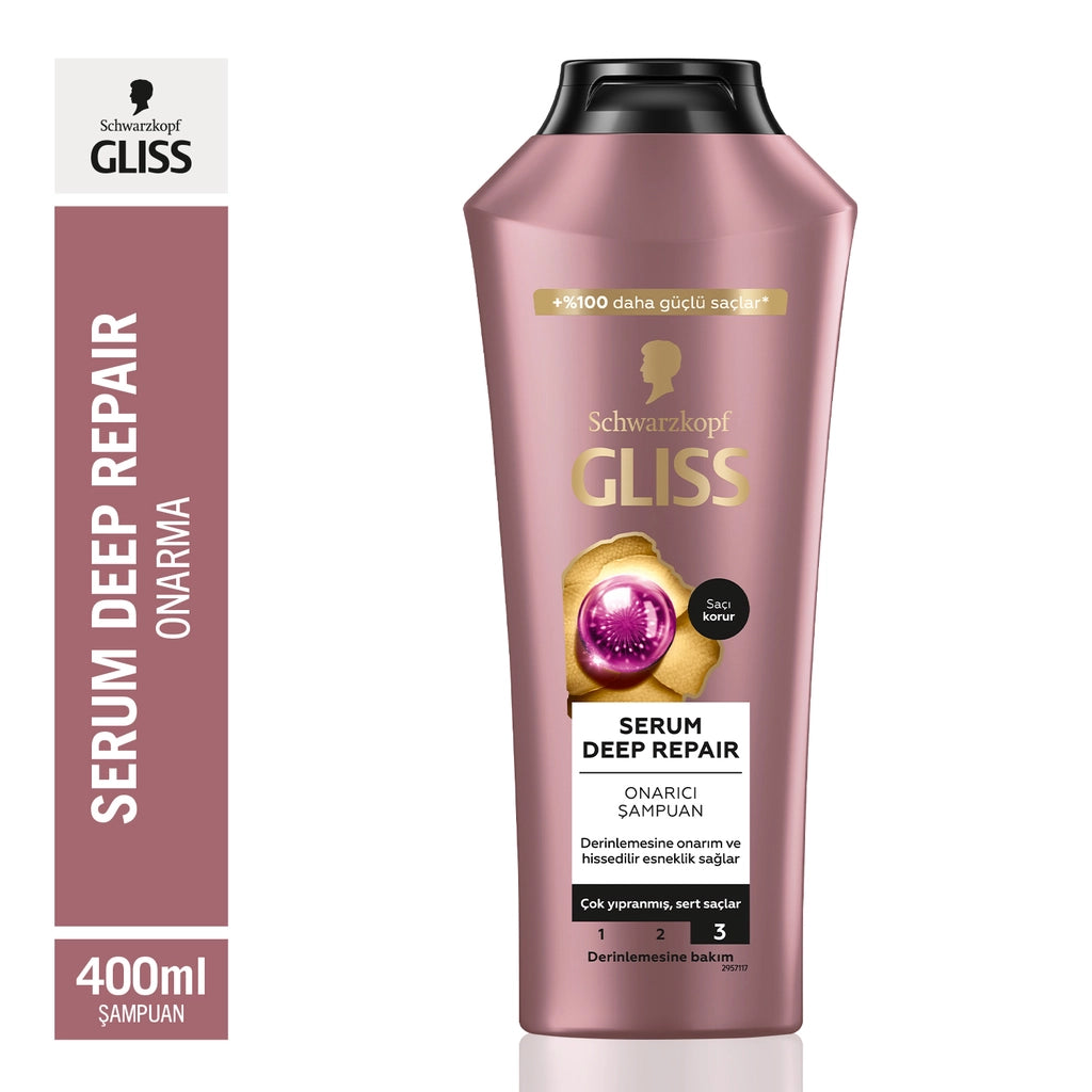 Gliss Serum Deep Repair Shampoo 400 ml