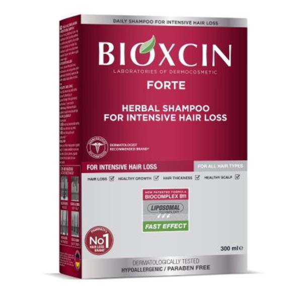 Bioxcin Forte Herbal Anti-Hair Loss Shampoo for All Hair Types 300 ml