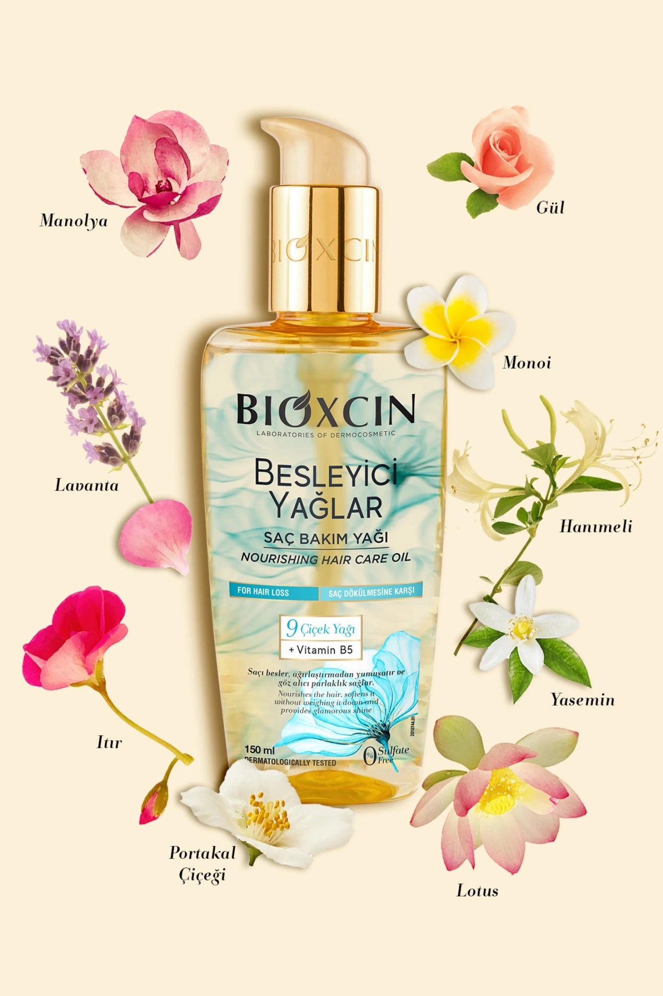 Bioxcin Nourishing Oils Hair Care Oil 150 ml