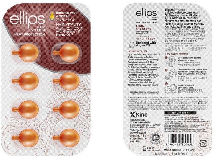 Ellips Vitality Revitalizing Hair Vitamin 6-Pack Blister