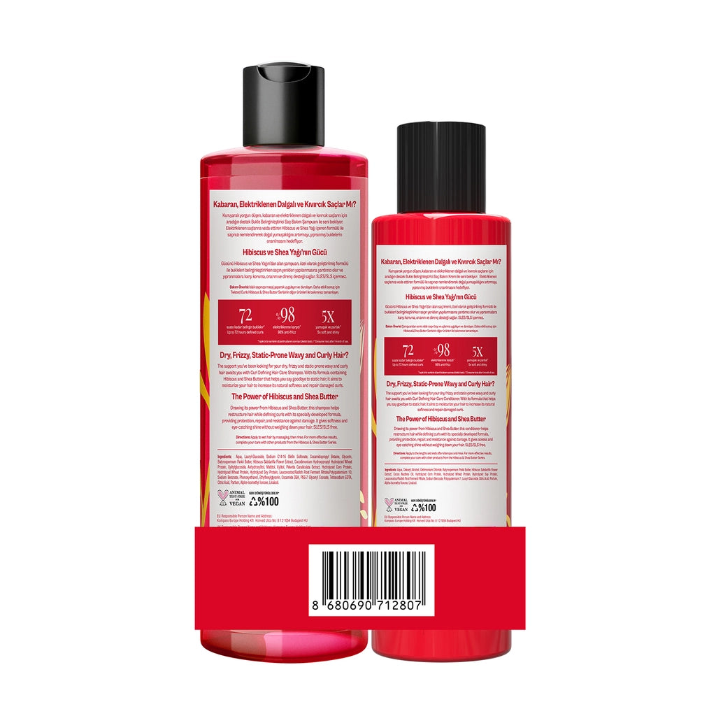 Urban Care Hibiscus & Shea Butter Hair Care Shampoo 350 ml + Hair Conditioner 250 ml