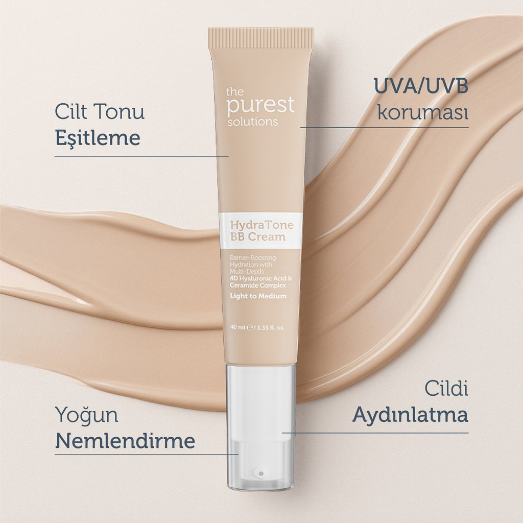 The Purest Solutions Lekeli Ciltler İçin Cilt Tonu Eşitleyici BB Krem 50+SPF 40 ml (Orta-Koyu Ton)