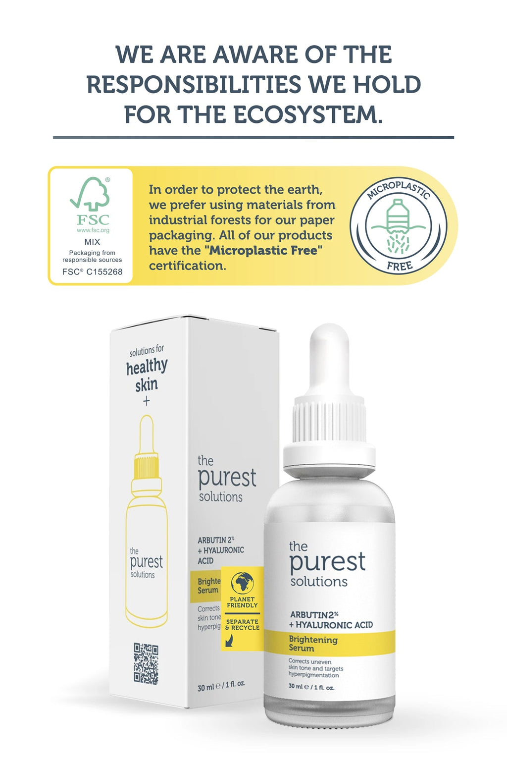 The Purest Solutions Leke Gidermeye Yardımcı Cilt Tonu Eşitleyici Cilt Bakım Serumu 30 ml