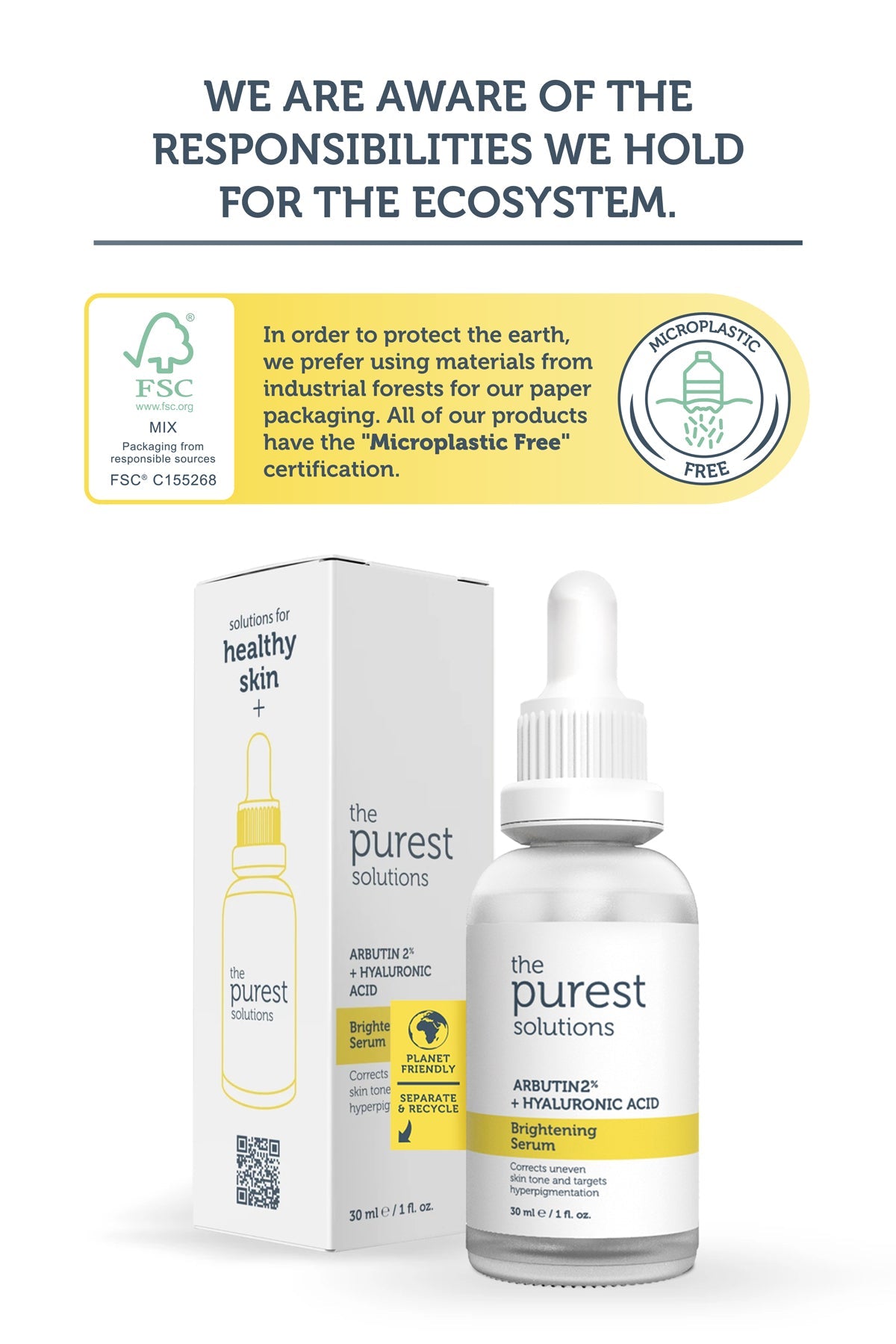 The Purest Solutions Leke Gidermeye Yardımcı Cilt Tonu Eşitleyici Cilt Bakım Serumu 30 ml