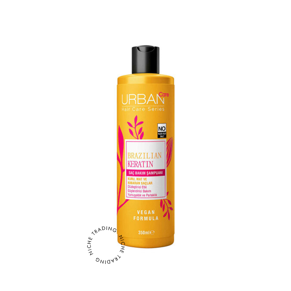Urban Care Brazilian Keratin Straightening Effect Hair Care Shampoo 350 ml