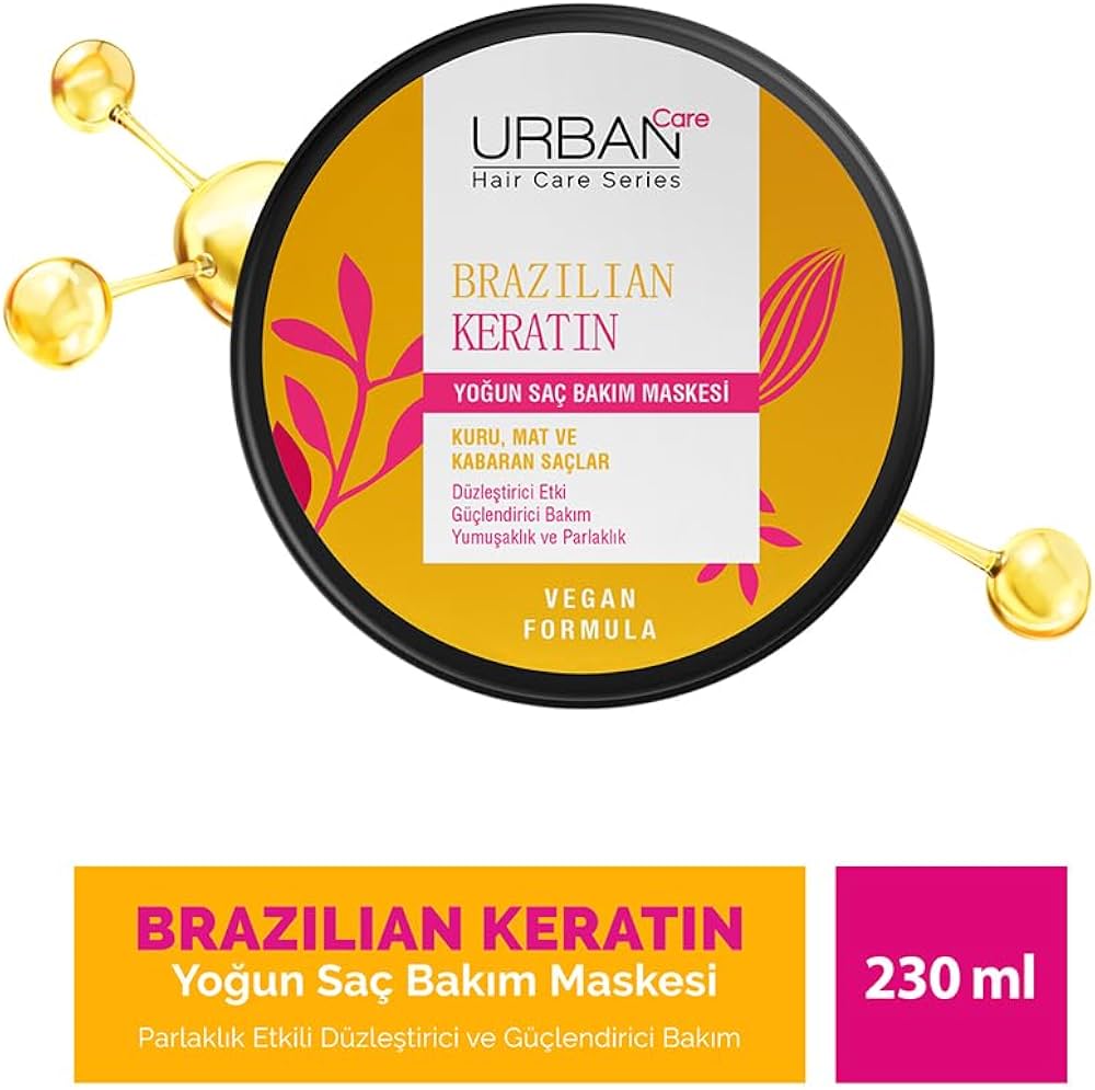 Urban Care Brazilian Keratin Straightening Effect Intensive Hair Mask 230 ml