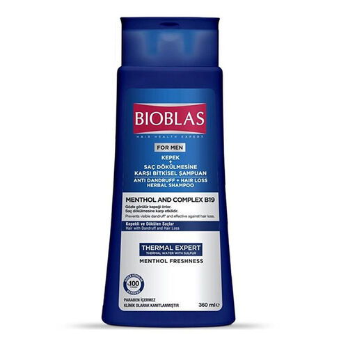 Bioblas Men Anti-Dandruff + Anti-Hair Loss Shampoo 360 ml