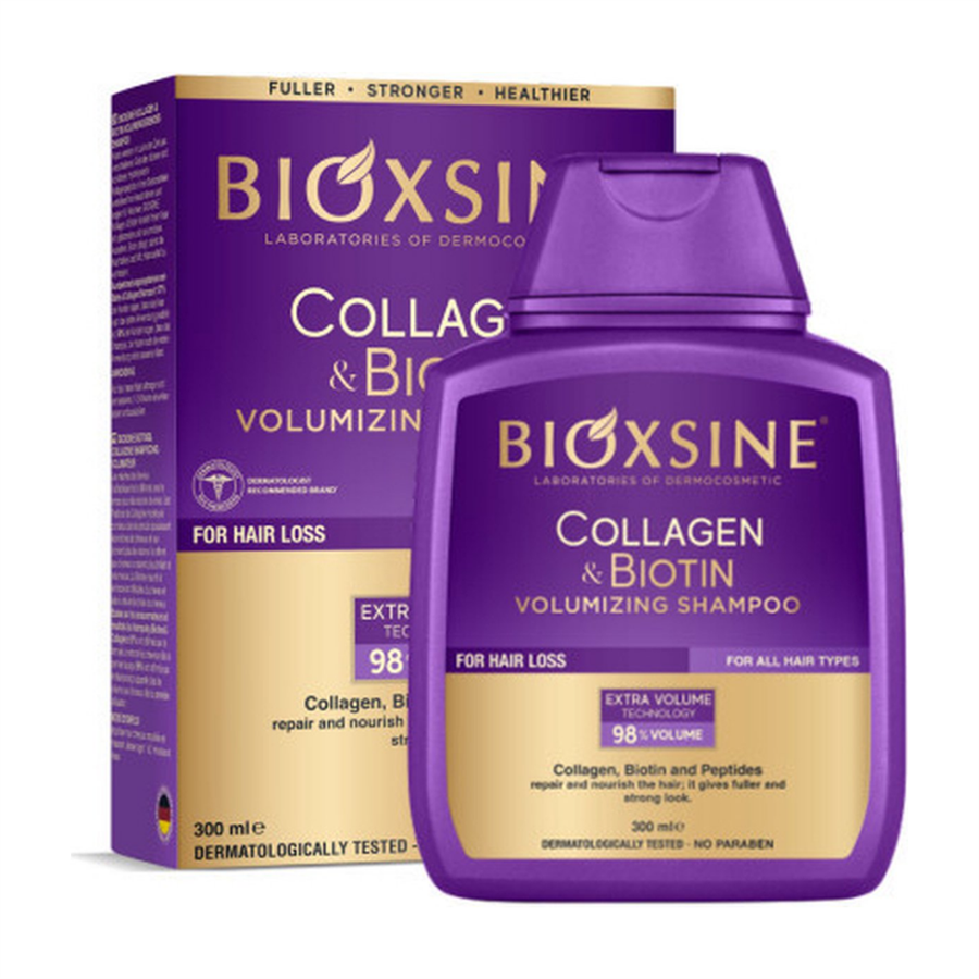 Bioxcin Collagen & Biotin Volumizing Shampoo 300 ml