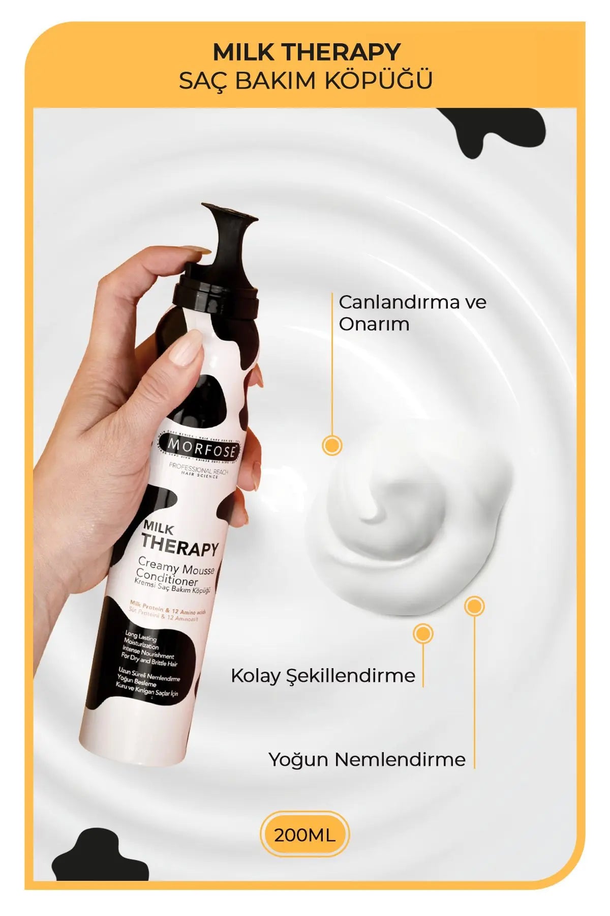Morfose Milk Therapy Hair Mousse 200 ml