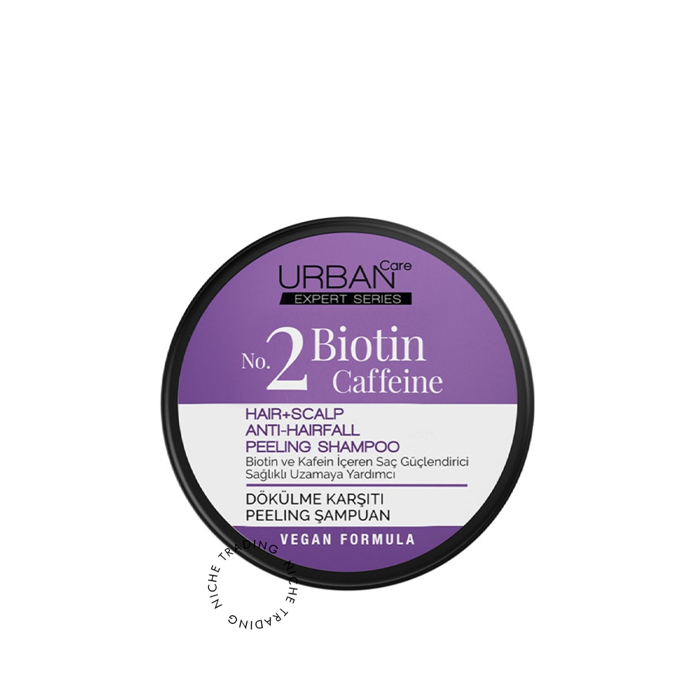 Urban Care Expert Series Biotin & Caffeine Anti-Hair Loss Exfoliating Shampoo 200 ml
