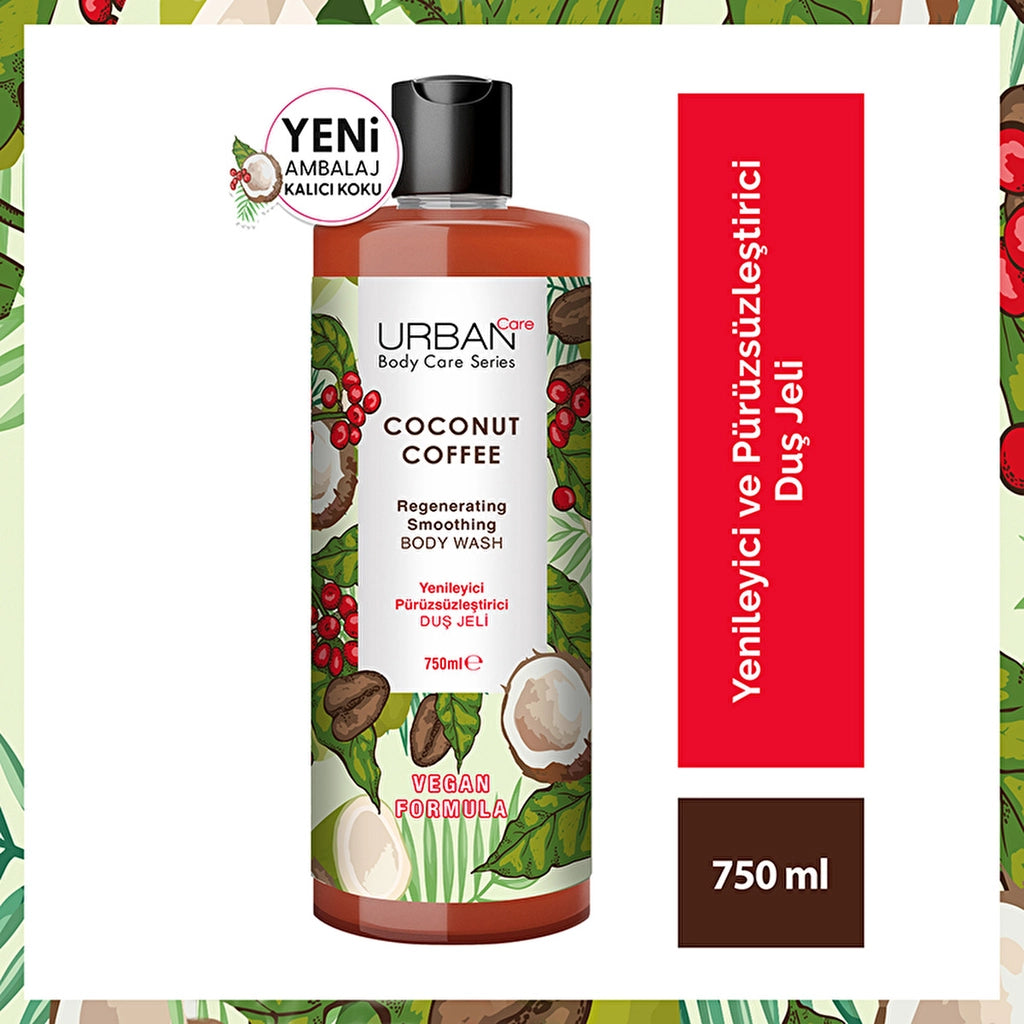 Urban Care Coconut Coffee Renewing and Smoothing Shower Gel 750 ml