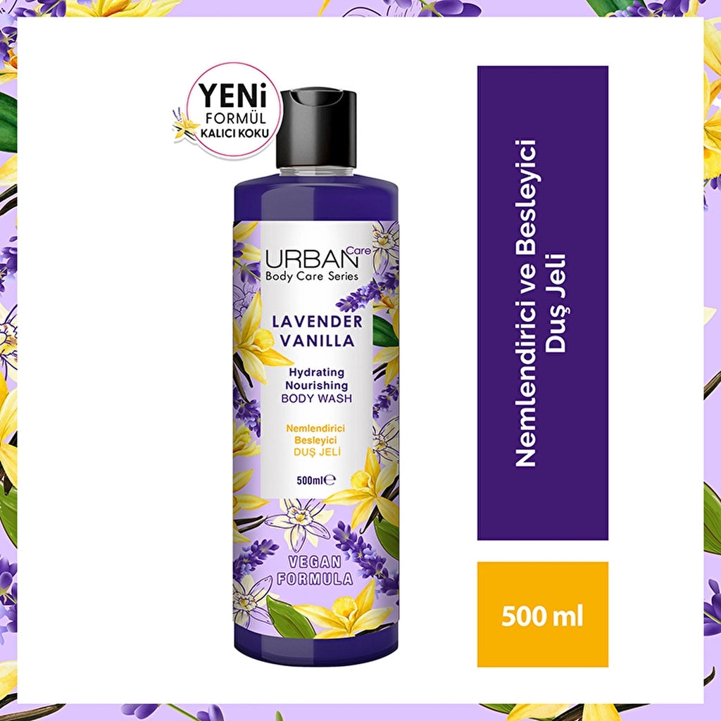 Urban Care Lavender & Vanilla Renewing and Smoothing Shower Gel 500 ml