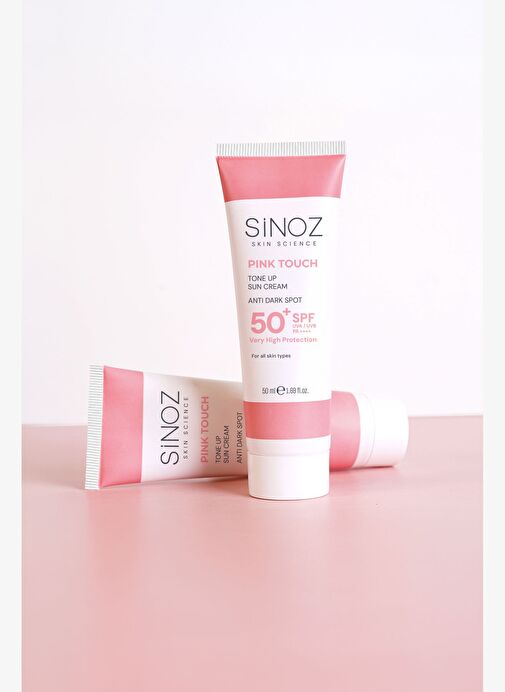 Sinoz SPF50+ Pink Touch Pink Face Sunscreen PA++++ 50 ml