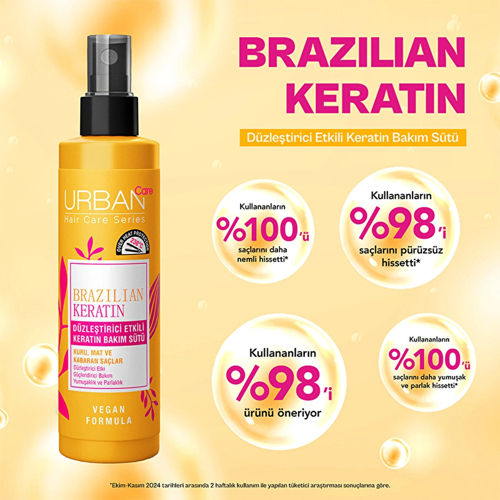 Urban Care Brazilian Keratin Smoothing Effect Keratin Treatment Milk 200 ml
