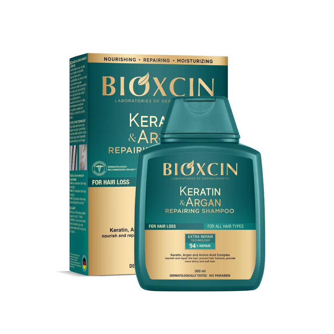 Bioxcin Keratin & Argan Repairing Shampoo 300 ml