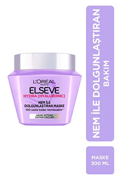 Loreal Paris Elseve Hydra Hyaluronic 72 Hour Moisture Plumping Mask 300 ml