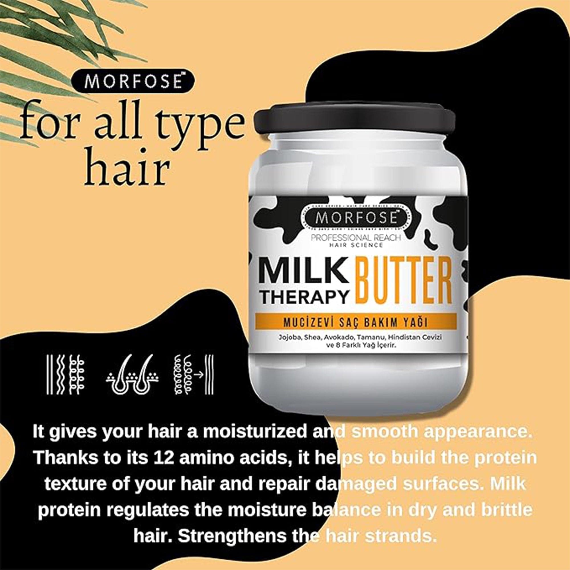 Morfose Milk Therapy Butter Miracle Hair Care Oil 200 ml