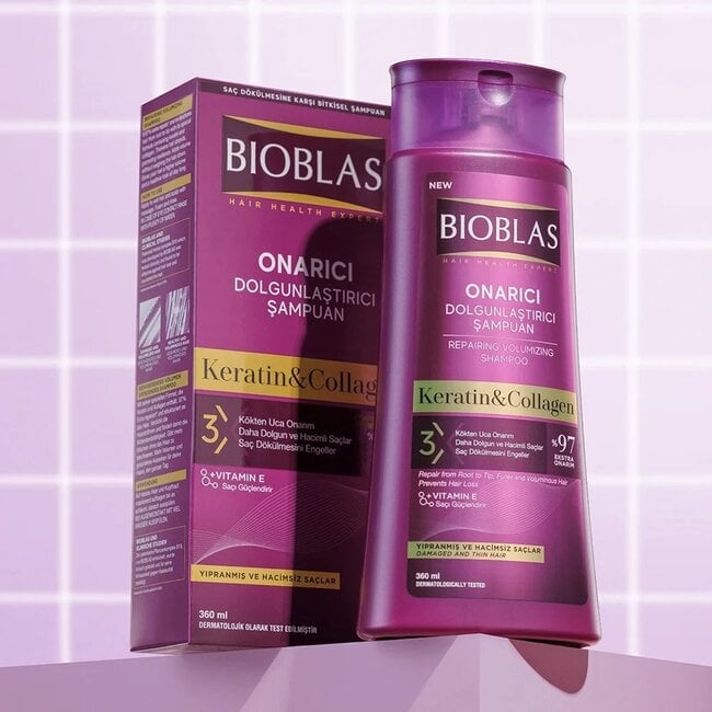 Bioblas Collagen + Keratin Shampoo 360 ml