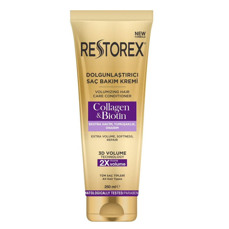 Restorex Collagen & Biotin Volumizing and Repairing Hair Conditioner 250 ml