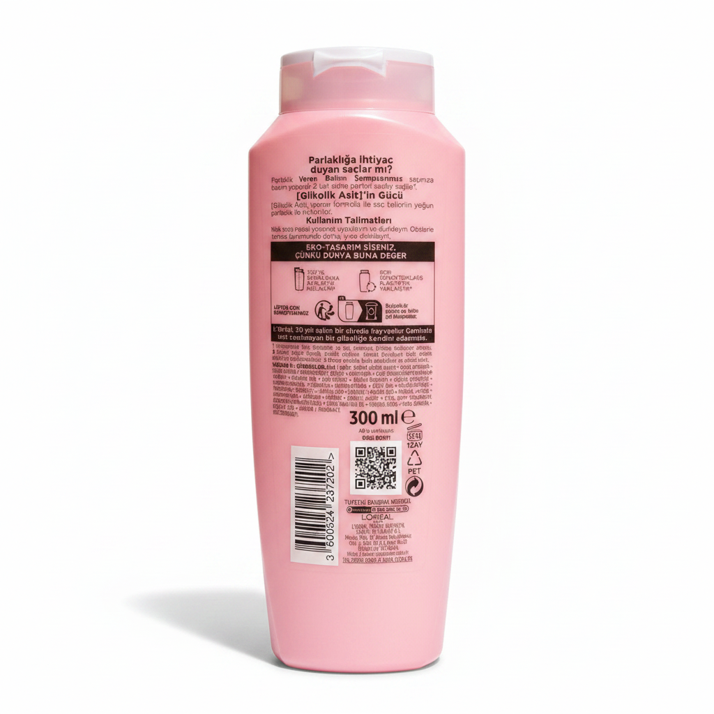 L'Oreal Paris Elseve Glycolic Gloss Shine Enhancing Care Shampoo 300 ml