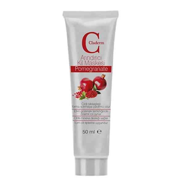 Claderm Pomegranate Clay Facial Mask 50 ml