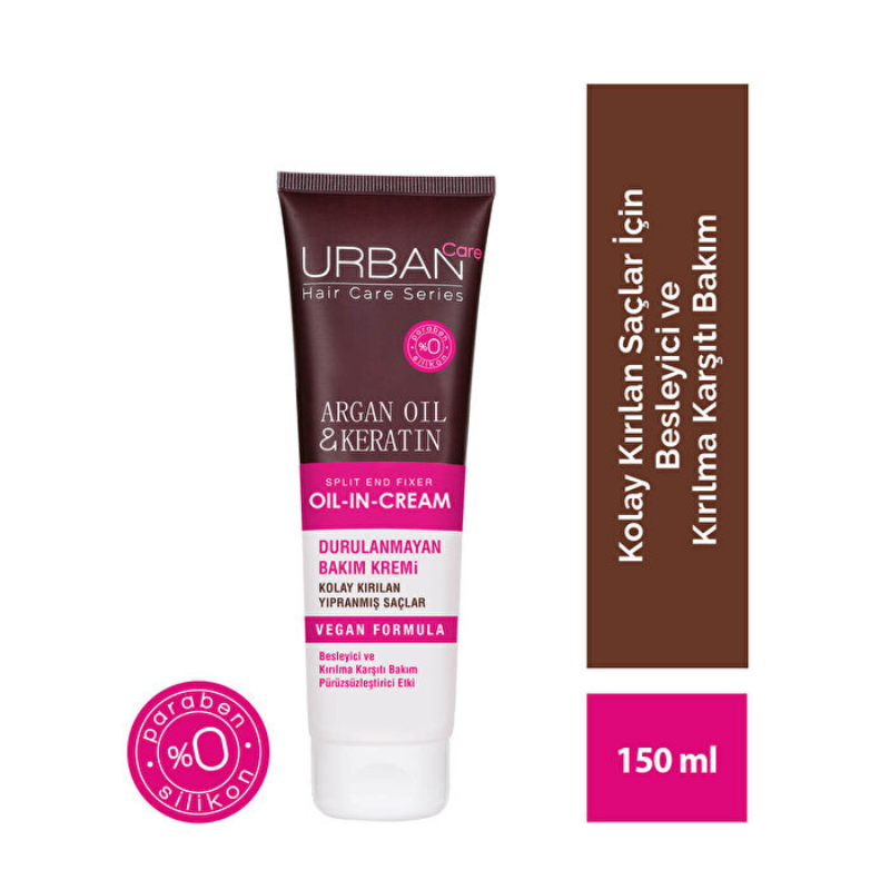 Urban Care Argan Oil & Keratin Nourishing and Anti-Breakage Leave-In Hair Conditioner 150 ml