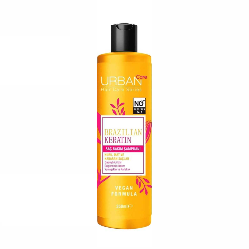 Urban Care Brazilian Keratin Straightening Effect Hair Care Shampoo 350 ml