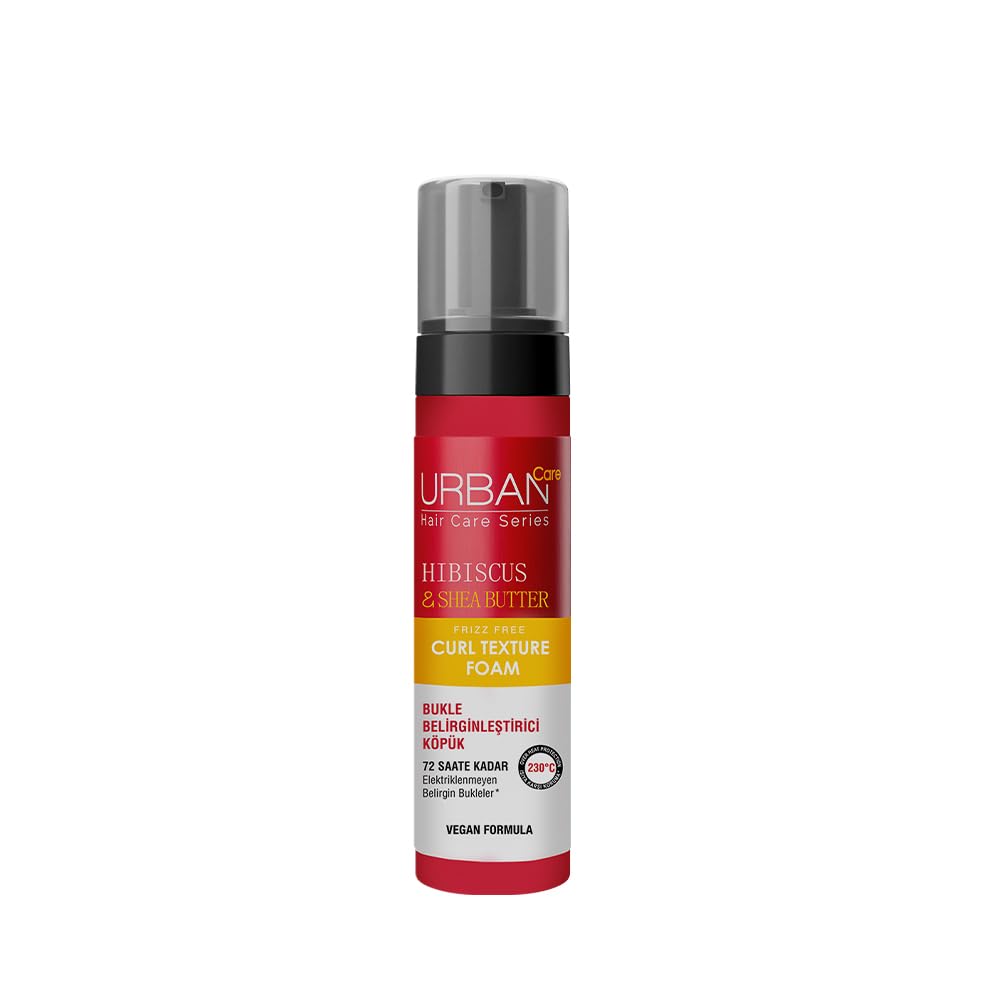 Urban Care Hibiscus & Shea Butter Anti-Frizz Hair Mousse 200 ml