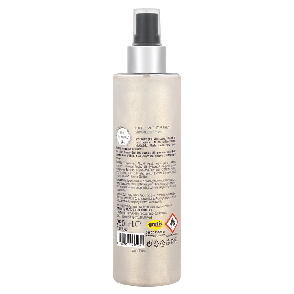 Bee Beauty Pearly Shimmering Body Spray 250 ml