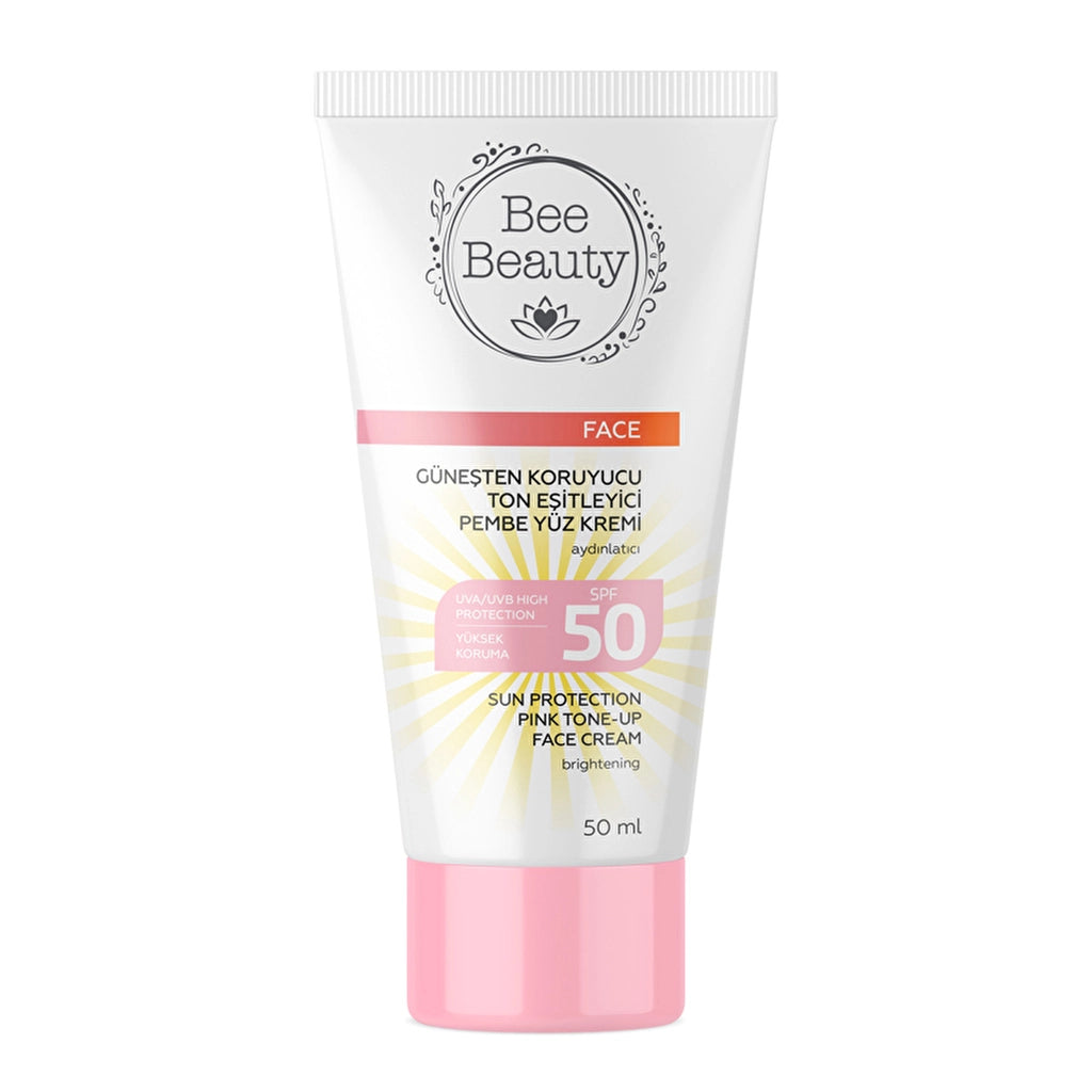 Bee Beauty Sunscreen and Tone Even Pink Face Cream 50SPF 50 ml