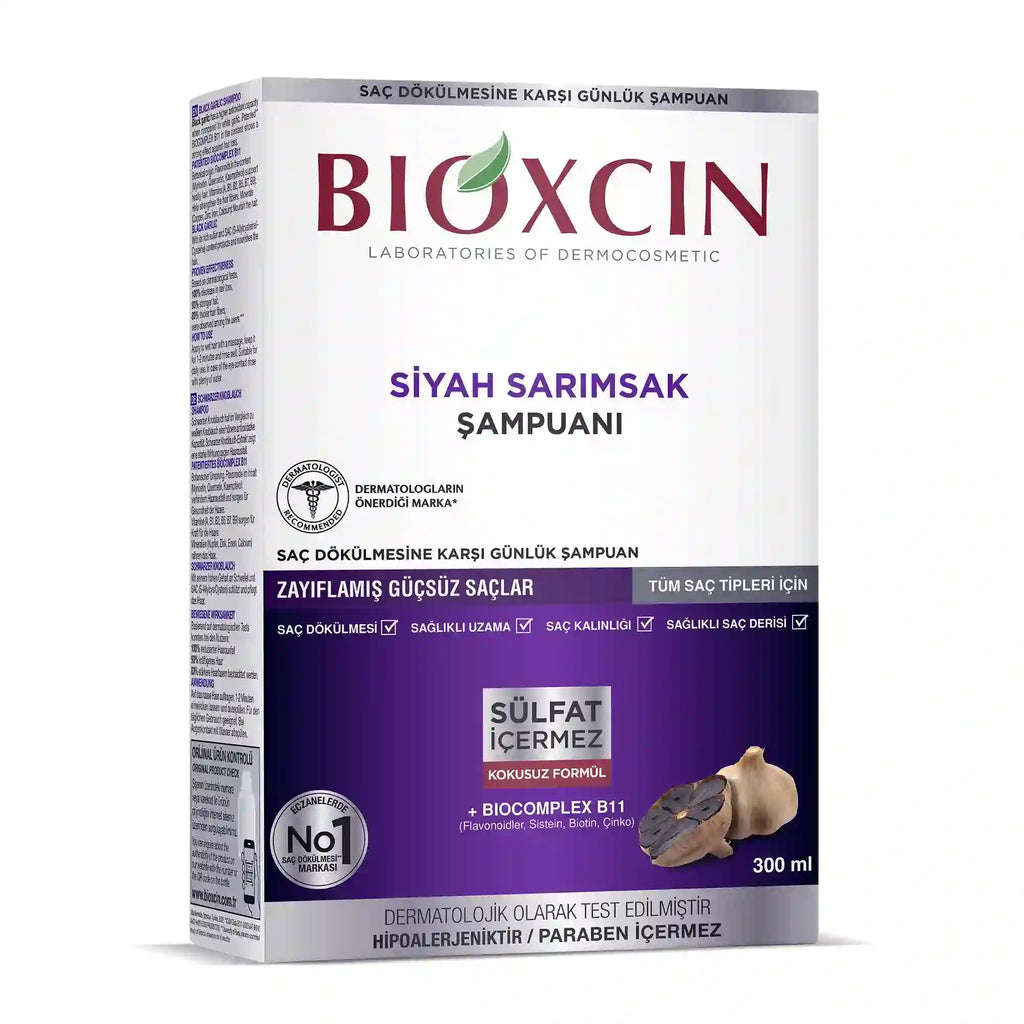 Bioxcin Black Garlic Shampoo 300 ml