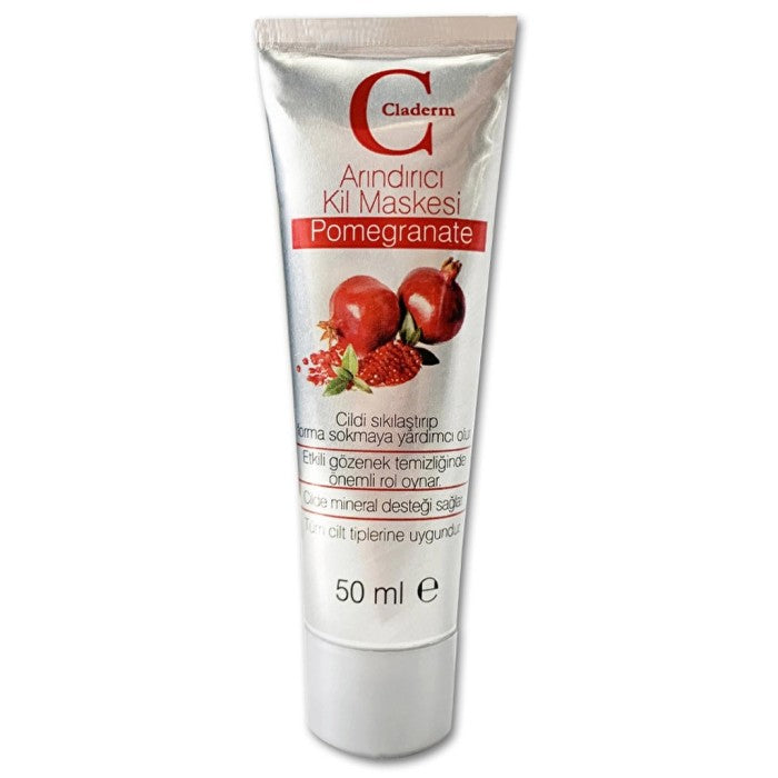Claderm Pomegranate Clay Facial Mask 50 ml