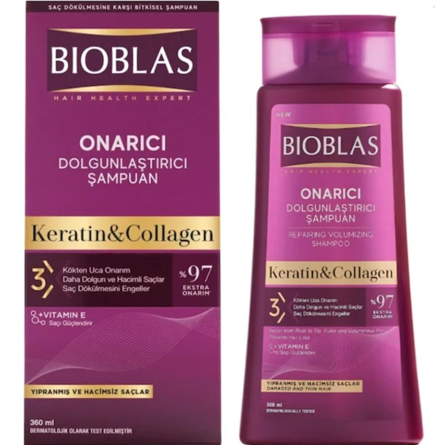 Bioblas Collagen + Keratin Shampoo 360 ml