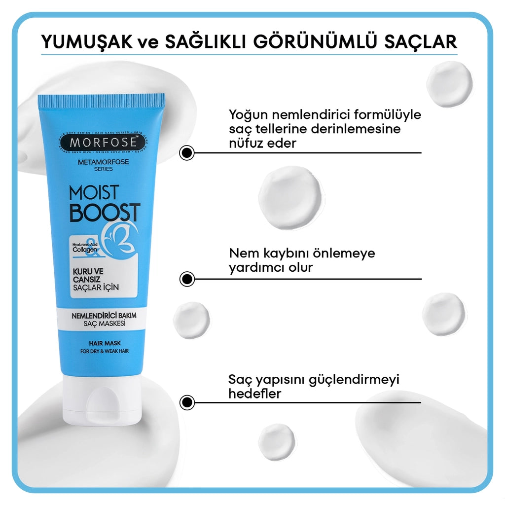 Morfose Metamorfose Moist Boost Nemlendirici Bakım Saç Maskesi 75 ml